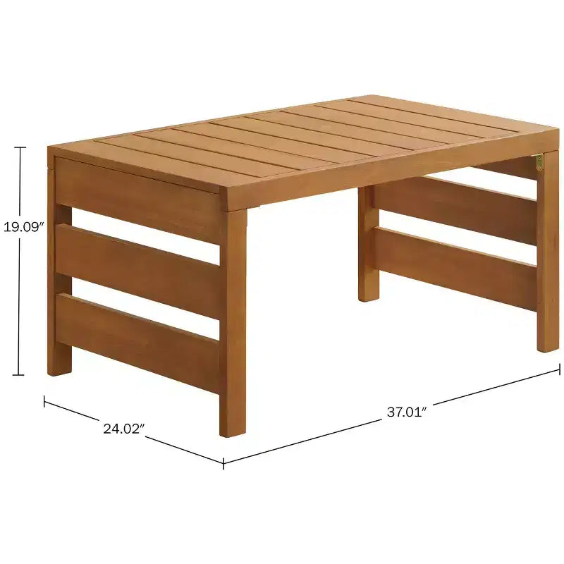 Ensemble de mobilier d'extérieur 2 pièces résistant aux intempéries avec canapé et table basse