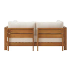 Ensemble de mobilier d'extérieur 2 pièces résistant aux intempéries avec canapé et table basse
