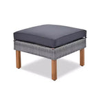 Ensemble de conversation d'extérieur 9 pièces en rotin, canapé de patio avec table basse et coussins lavables