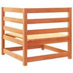 Ensemble de canapés de jardin en pin massif naturel, grand modulaire