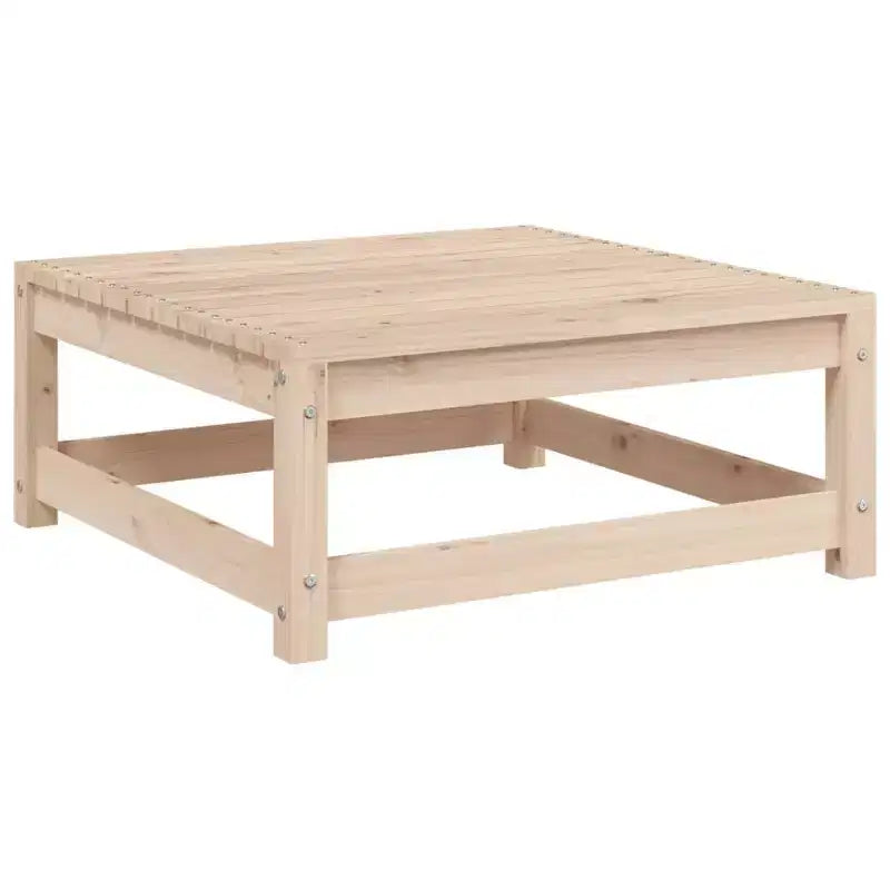 Ensemble de canapés de jardin en pin massif naturel, grand modulaire