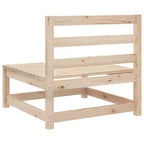 Ensemble de canapés de jardin en pin massif naturel, grand modulaire