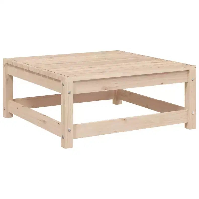 Ensemble de canapés de jardin en pin massif naturel, grand modulaire