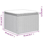 Ensemble de canapés de jardin avec coussins – Conception modulaire flexible