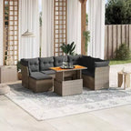 Ensemble de canapés de jardin avec coussins – Conception modulaire flexible