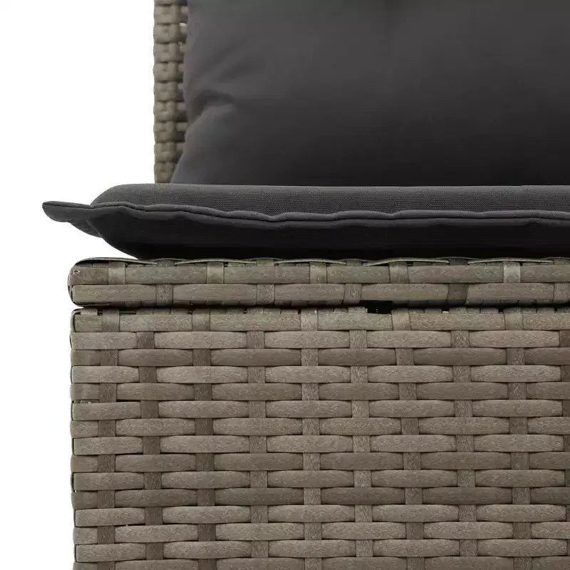 Ensemble de canapés de jardin avec coussins – Design moderne en polyrotin