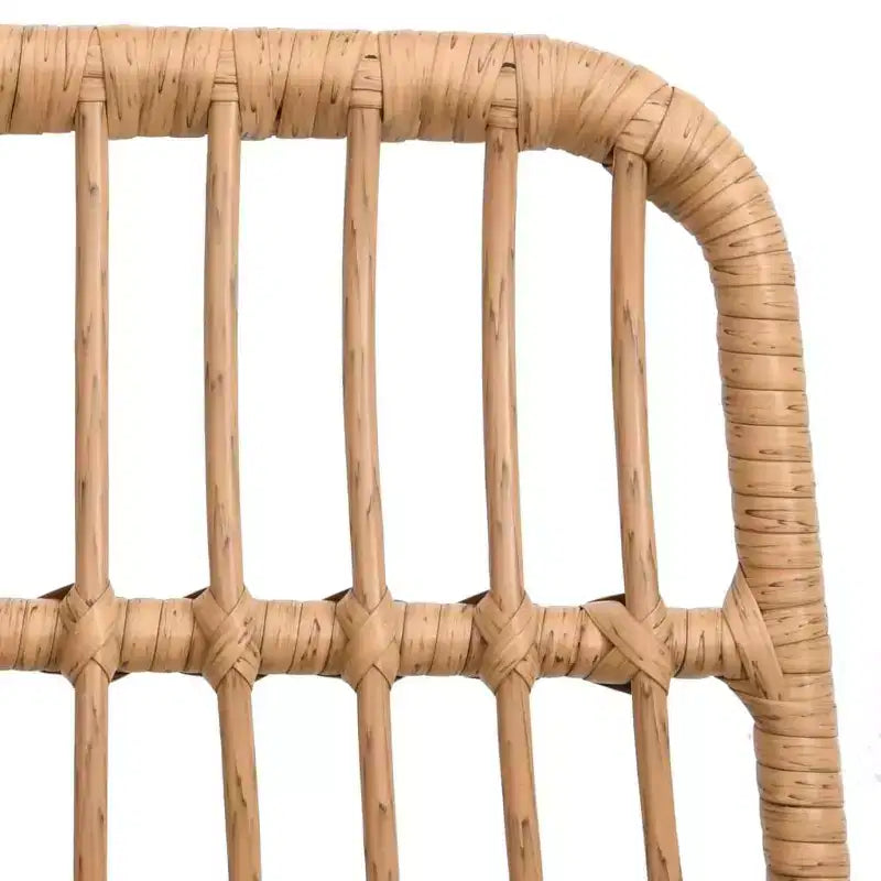 Mobilier de salle à manger de jardin en rotin synthétique