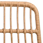 Mobilier de salle à manger de jardin en rotin synthétique