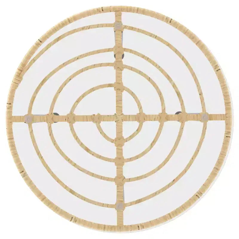 Mobilier de salle à manger de jardin en rotin synthétique