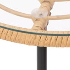 Mobilier de salle à manger de jardin en rotin synthétique
