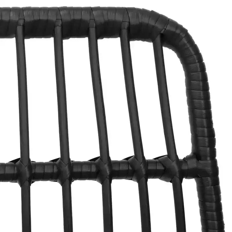 Mobilier de salle à manger de jardin en rotin synthétique