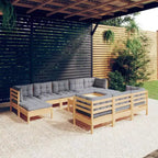 Ensemble de mobilier de jardin d'extérieur avec coussins de différentes couleurs