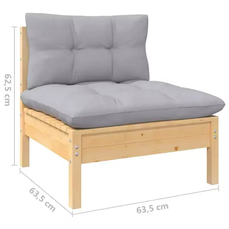 Ensemble de mobilier de jardin d'extérieur avec coussins de différentes couleurs
