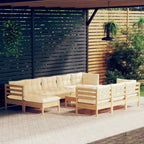 Ensemble de mobilier de jardin d'extérieur avec coussins de différentes couleurs