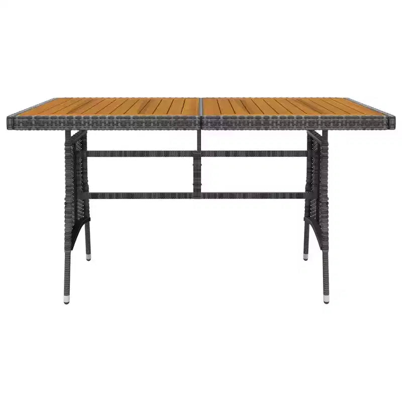 Canapé de jardin sectionnel, causeuse avec coussins en rotin synthétique