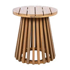Ensemble de conversation 3 pièces en bois d'acacia pour patio, 2 fauteuils de club avec table d'appoint pour jardin/patio/terrasse