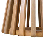 Ensemble de conversation 3 pièces en bois d'acacia pour patio, 2 fauteuils de club avec table d'appoint pour jardin/patio/terrasse