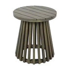 Ensemble de conversation 3 pièces en bois d'acacia pour patio, 2 fauteuils de club avec table d'appoint pour jardin/patio/terrasse
