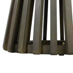 Ensemble de conversation 3 pièces en bois d'acacia pour patio, 2 fauteuils de club avec table d'appoint pour jardin/patio/terrasse