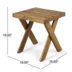 Ensemble de 2 sièges surdimensionnés en bois d'acacia avec coussins et table à lattes