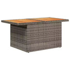 Canapé de jardin modulable avec coussins de différentes couleurs