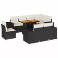 vidaXL Modular Garden Sofa Set with Cushions in Different Colors