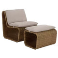 Ensemble de meubles de patio – Intérieur/Extérieur – Naturel/Taupe