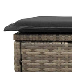 Ensemble de canapés de patio avec coussins, mobilier d'extérieur en poly rotin