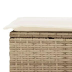Ensemble de canapés de patio avec coussins, mobilier d'extérieur en poly rotin
