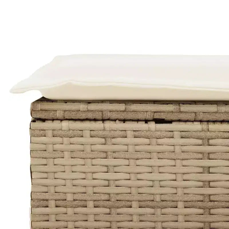 Ensemble de canapés de patio avec coussins, mobilier d'extérieur en poly rotin