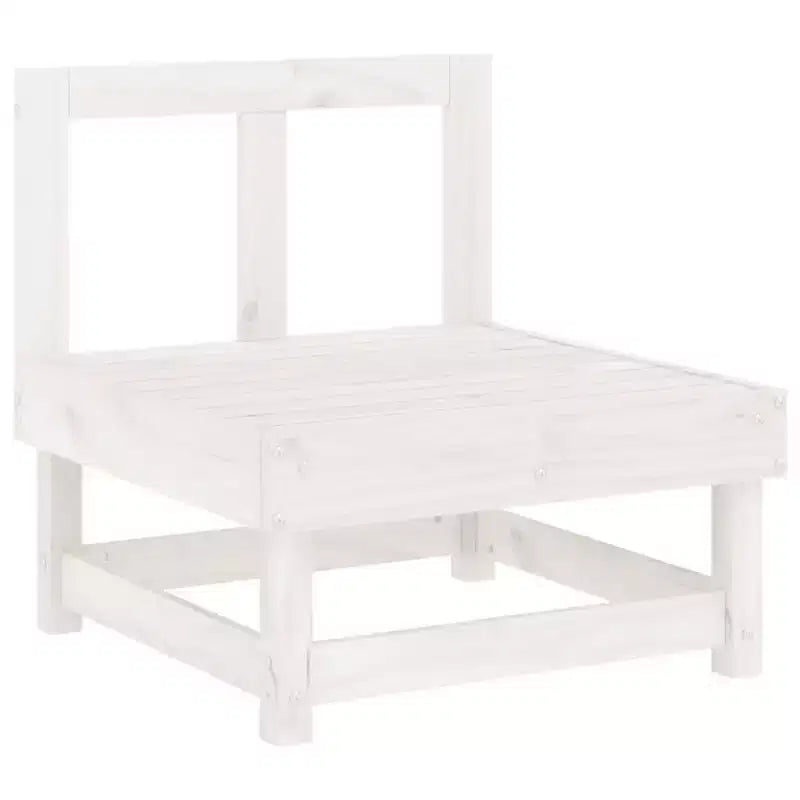 Ensemble de salon de patio d'extérieur 5 pièces en pin massif