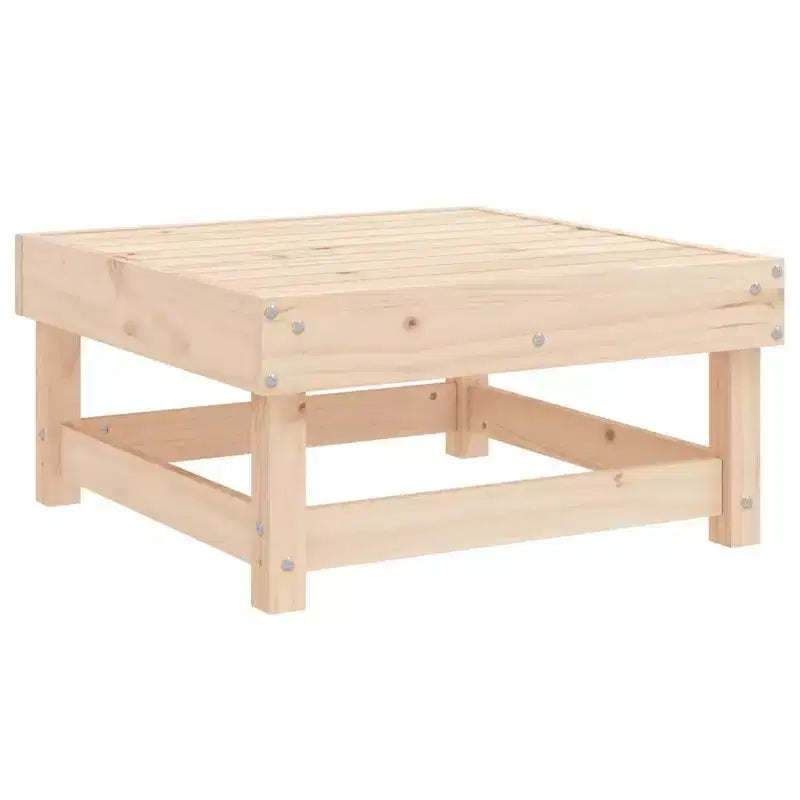 Ensemble de salon de patio d'extérieur 5 pièces en pin massif