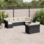 Ensemble de canapé de jardin modulable avec coussins