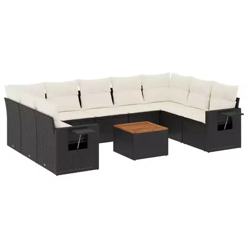 Ensemble de canapé d'extérieur moderne avec coussins