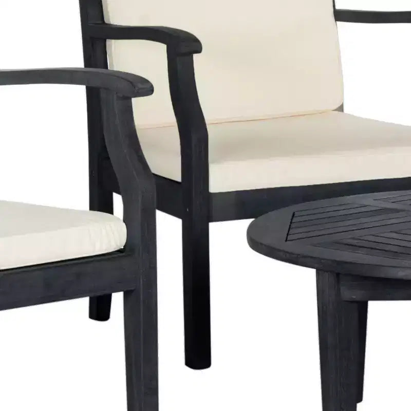 Ensemble de sièges de café de terrasse 5 pièces - Intérieur/Extérieur
